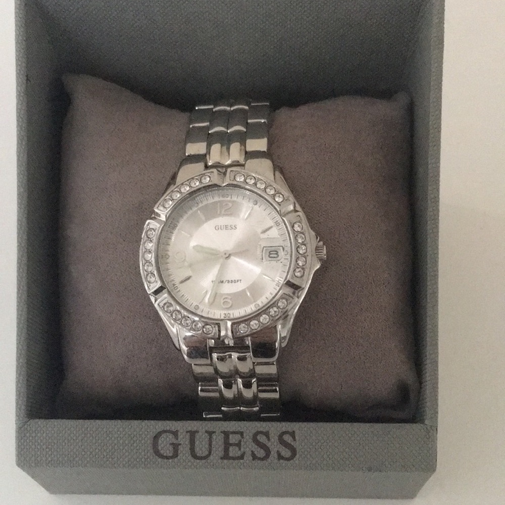 Silver Guess watch